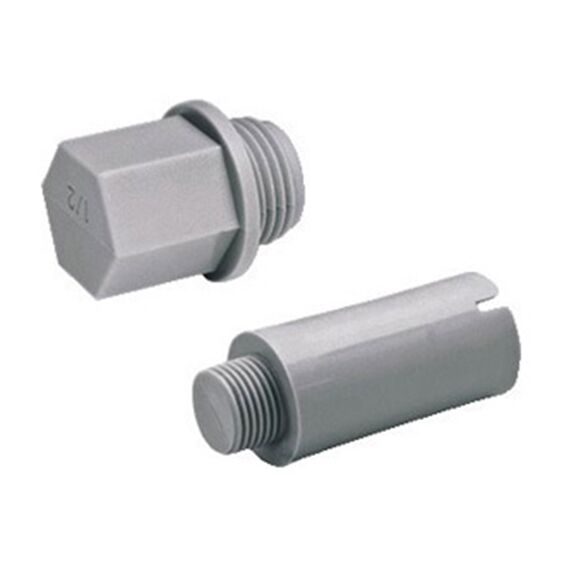 Полипропиленовая заглушка Berkeplastik резьбовая удлиненная 20 мм -  - obigriv