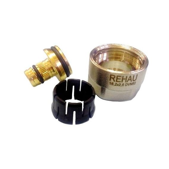 Різьбозажимне з'єднання Rehau Rautitan stabil 16х3/4", Діаметр (мм): 16, Діаметр різьби: 3/4" -  - obigriv