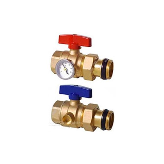 Шаровые краны Danfoss FHF-BV DN 25 для подключения к коллектору 2 шт. -  - obigriv