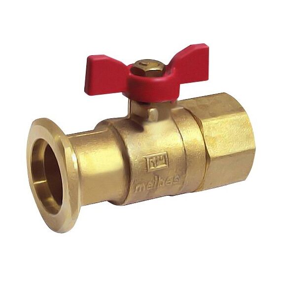 Запорный шаровый кран FL xВР 1” (Ду 25 мм) под гайку НГ 11/2” -  - obigriv