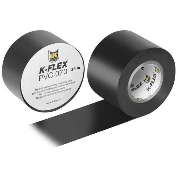 Стрічка PVC K-FLEX 050-025 AT 070 black -  - obigriv
