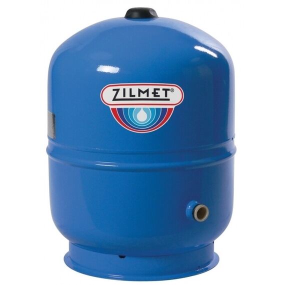 Розширювальний бак Zilmet HYDRO-PRO 80 л. водопостачання, вертикальний, Об'єм (л): 80, Спосіб установки: Підлоговий, Виконання: Вертикальний, Колір: Синій -  - obigriv