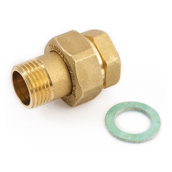 Американка пр. General Fittings латунь 1/2" под прокладку -  - obigriv