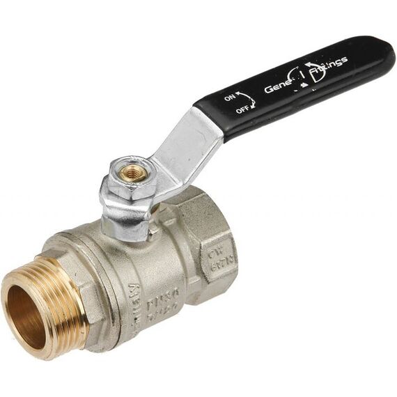 Кран шаровый General Fittings 3/4" ВН Standart, ручка -  - obigriv
