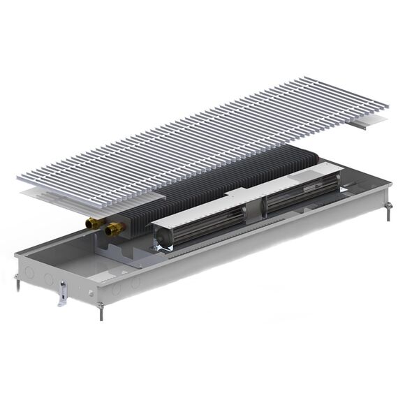 Внутрипольный конвектор Carrera CV (Inox) 250.1750.65 + вент. DC 24V -  - obigriv