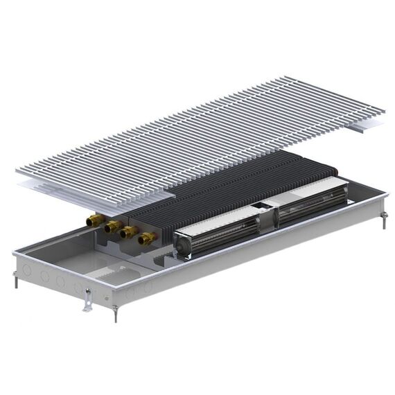 Внутрипольный конвектор Carrera MV2 (Inox) 380.3000.65 + вент. DC 24V -  - obigriv
