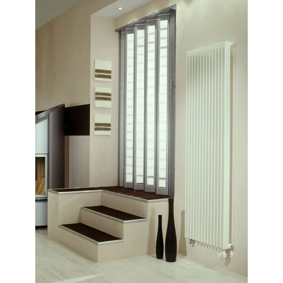Трубчастий радіатор Betatherm Metrum BM6 2180-30 1800x255x146mm (білий-матовий, підк №66) - зображення [image_num] - obigriv