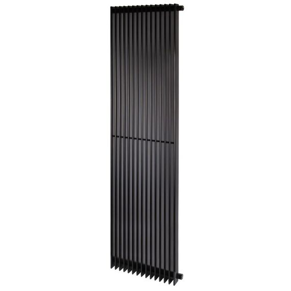 Трубчастий радіатор Betatherm Metrum BM6 2180-30 1800x255x146mm (чорний-матовий, підк №66) -  - obigriv