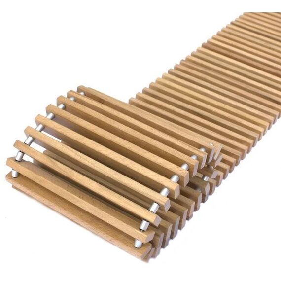 Решітка дубова Polvax КVМ.360.1500.78/67, Матеріал: Дерев'яна, Довжина (мм): 1500, Глибина (мм): 78/67, Ширина (мм): 360 - зображення [image_num] - obigriv