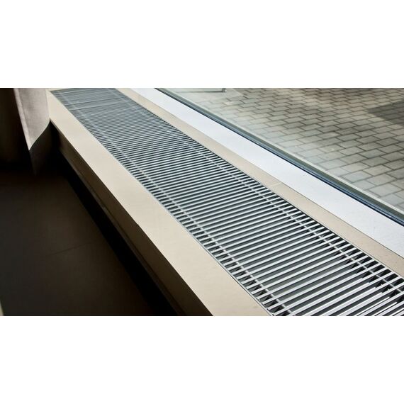 Внутрішньопідлоговий конвектор Carrera C2.Black.380.2250.90, Тип конвектора: Без вентилятора, Довжина (мм): 2250, Глибина (мм): 90, Ширина (мм): 380, Колір: Чорний - зображення [image_num] - obigriv
