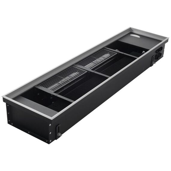 Внутрипольный конвектор Carrera 4SV2 (Inox) 280.3000.110 + вент. DC24V - изображение [image_num] - obigriv