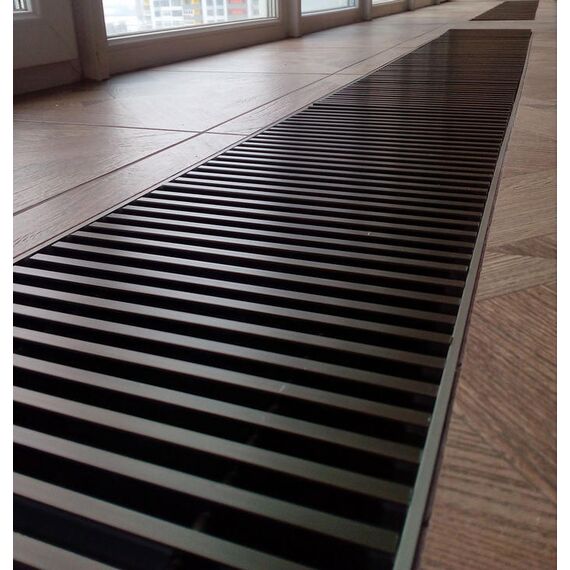 Внутрипольный конвектор Carrera CV2 (Inox) 380.1750.65 + вент. DC 24V - изображение [image_num] - obigriv