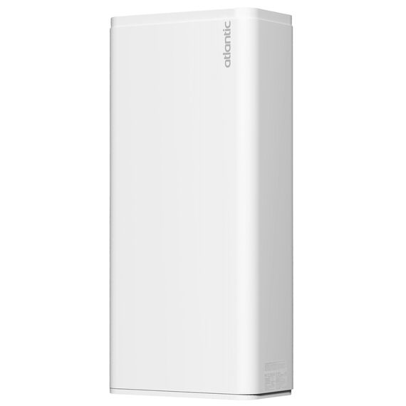 Бойлер електричний Atlantic Vertigo Basic 80 ES-VM0652F220F-B (2000W), Об'єм (л): 65, Спосіб установки: Навісний, Виконання: Вертикальний, Макс. Температура (град.): 65, Колір: Білий, Підведення труб: Знизу, Електроживлення: 230 - зображення [image_num] - obigriv