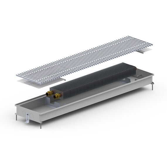 Внутрішньопідлоговий конвектор Carrera C.Inox.230.1500.65, Тип конвектора: Без вентилятора, Довжина (мм): 1500, Глибина (мм): 65, Ширина (мм): 230, Колір: Сірий -  - obigriv
