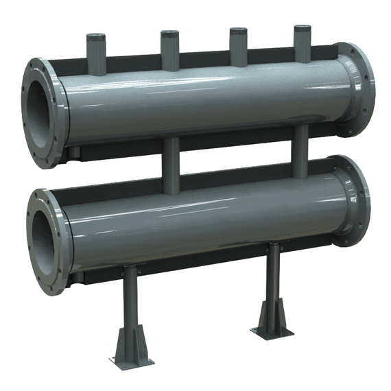 Колектор PK Modul XL 80/2 2 контури, без ізоляції -  - obigriv