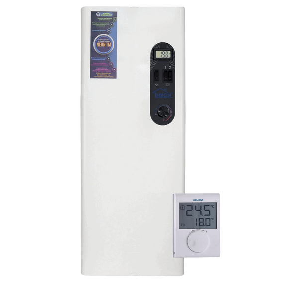 Электрический котел Neon PRO plus Advance 9 кВт с термостатом Siemens -  - obigriv
