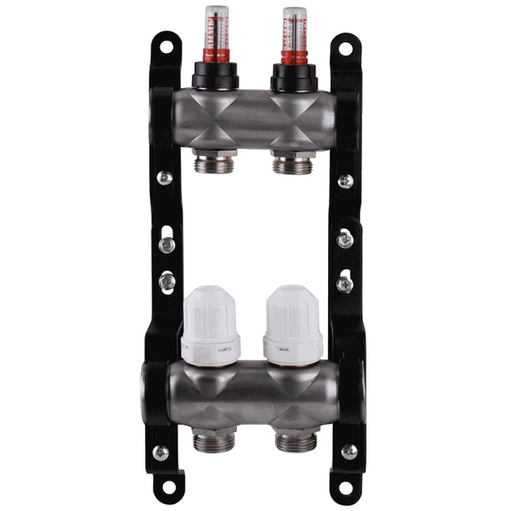 Колектор ECO Technology з витратомірами 001N 1″ x2 -  - obigriv