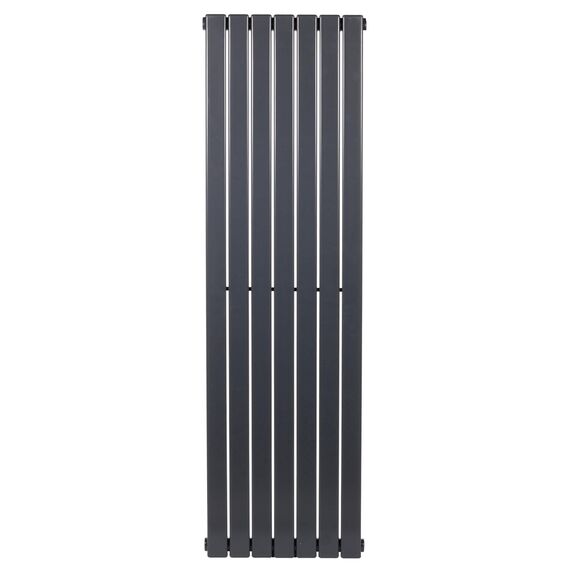 Трубчастий радіатор Betatherm Blende 1 1400x394 (сірий-матовий, підключення №99) -  - obigriv