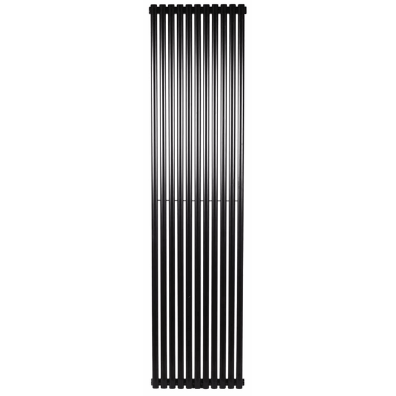 Трубчатый радиатор Betatherm Elipse 1 1800x445 (чёрный-матовый, подключение №99) -  - obigriv