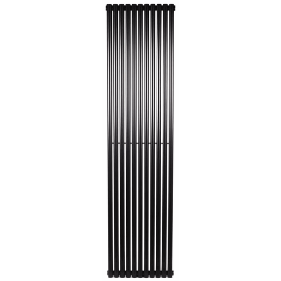 Трубчатый радиатор Betatherm Elipse 2 1800x445 (чёрный-матовый, подключение №99) -  - obigriv