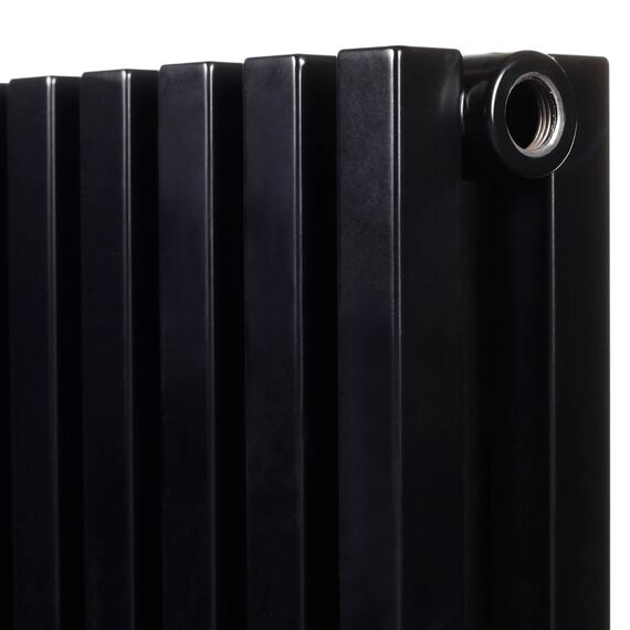 Трубчастий радіатор Betatherm Quantum BQ 2 500x1005 (чорний-матовий, підключення 88) - зображення [image_num] - obigriv