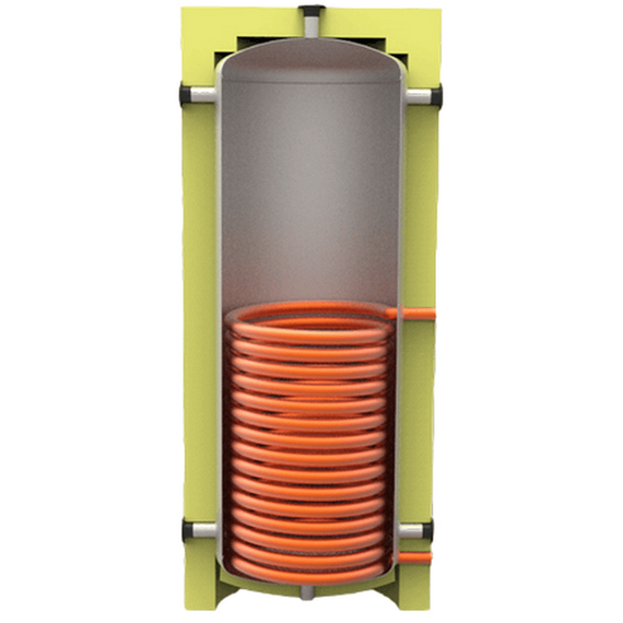Теплоакумулятор Kuydych ЕА-01-2000 з 1-м теплообмінником, без ізоляції -  - obigriv