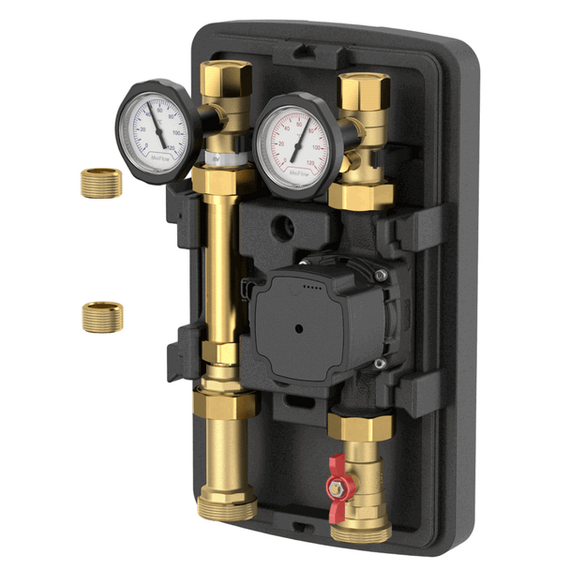 Насосна група Meibes MeiFlow Top S UC-M DN25, пряма, з насосом Alpha 2.1 25-60 -  - obigriv