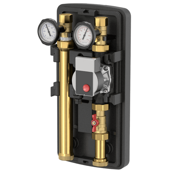 Насосная група Meibes MeiFlow Top S UC-L DN25, прямая удлиненная, с насосом Grundfos -  - obigriv