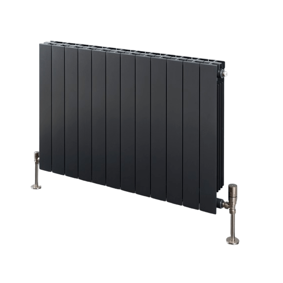 Алюминиевый радиатор Global VIP R 350/100 black -  - obigriv