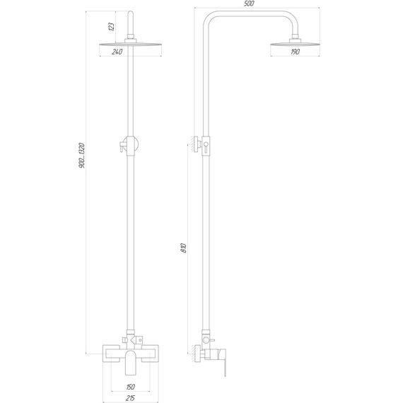 Душевая система TOPAZ SARDINIA TS 08702-H19 - изображение [image_num] - obigriv