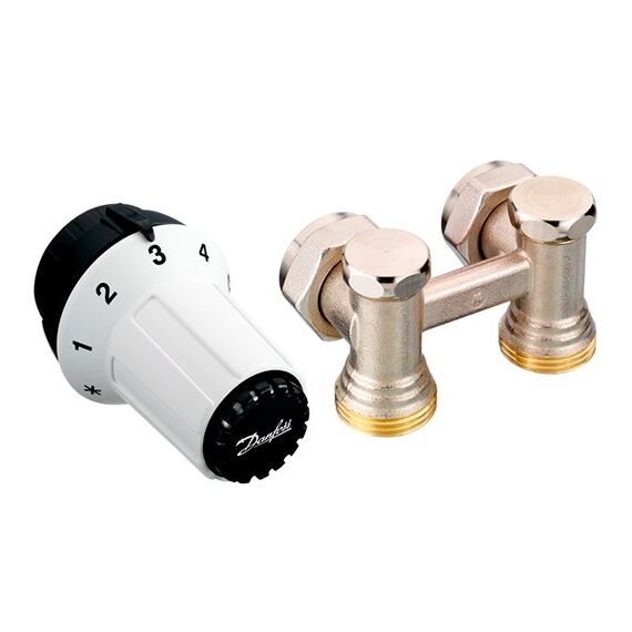 Термостатический радиаторный комплект RAS-C+RLV-KS 1/2" угловой -  - obigriv