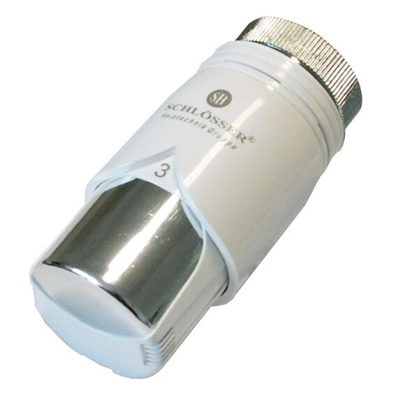 Термостатическая головка Schlosser DIAMANT PLUS SH белая хром -  - obigriv