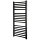 Полотенцесушитель Betatherm BE 500x969 чёрный-матовый, электрический 300 Вт правый - изображение [image_num] - obigriv
