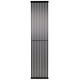 Трубчастий радіатор Betatherm PS STYLE 1 1800x405 (чорний-матовий, підключення №99) -  - obigriv