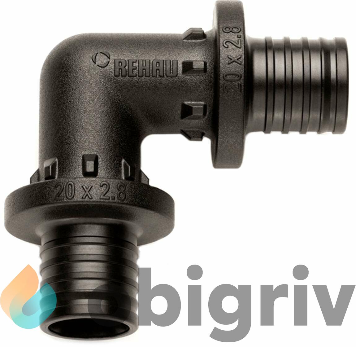 ⏩ УГОЛЬНИК REHAU RAUTITAN PX 90° 20 160022001 (Рехау) — купить по ...
