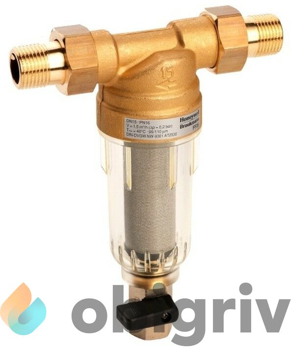⏩ САМОПРОМЫВНОЙ ФИЛЬТР ДЛЯ ВОДЫ HONEYWELL 1", СЕТКА 100 МКМ. ТMAX - 40 ...