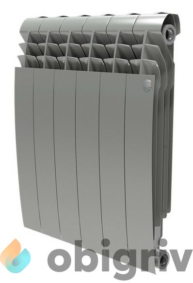 ⏩ БИМЕТАЛЛИЧЕСКИЙ РАДИАТОР ROYAL THERMO BILINER SILVER SATIN 12 СЕКЦИЙ ...