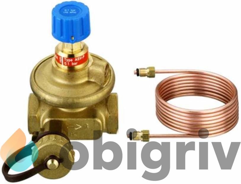 ? АВТОМАТИЧЕСКИЙ БАЛАНСИРОВОЧНЫЙ КЛАПАН DANFOSS ASV-PV 20 0,2-0,6 БАР ...